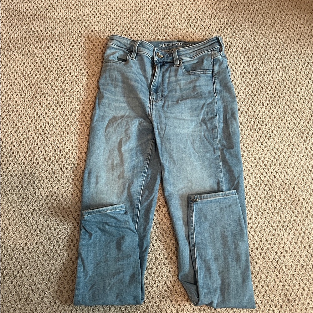Abercrombie & Fitch Light Blue jeans 
Size: 10 Long